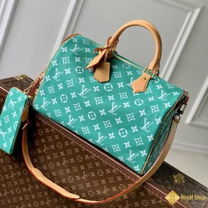 Túi du lịch LV Speedy P9 Bandoulière 40 hoa bông M24417