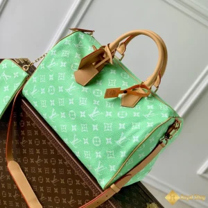 Túi du lịch LV Speedy P9 Bandoulière 40 xanh lá M24417