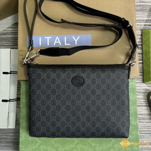 Túi nam Gucci Medium messenger màu đen 726833 siêu cấp