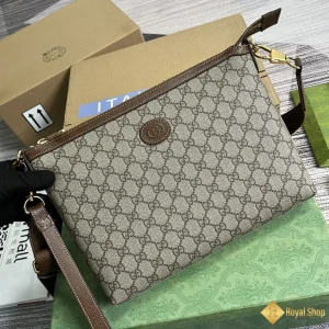 Túi nam Gucci Medium messenger viền nâu 726833 chính hãng