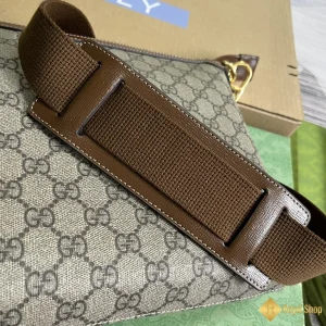 Túi nam Gucci Medium messenger viền nâu 726833 siêu cấp