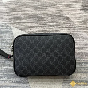 Túi nam Gucci cầm tay GG Supreme màu xám 792096 mới