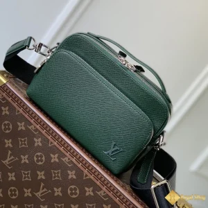 Túi nam LV Avenue Messenger taiga xánh lá M11657 cao cấp