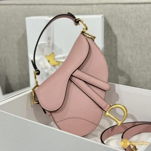 Túi nữ Dior Mini Saddle pink M0456 giá rẻ