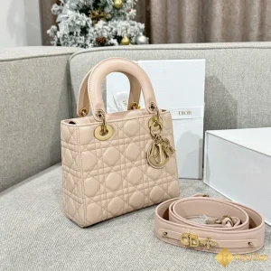 Túi nữ Dior Small Lady My ABCDior hồng nhạt M0538 chính hãng