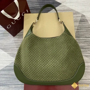 Túi nữ Gucci B medium shoulder màu xanh lá 815924