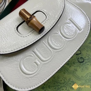 Túi nữ Gucci  Bamboo 1947 mini màu trắng 786482 cao cấp