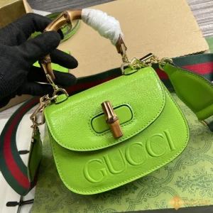 Túi nữ Gucci  Bamboo 1947 mini xanh lá 786482