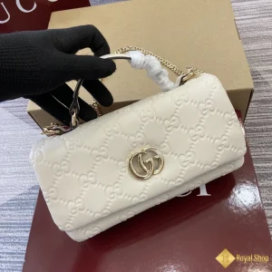 Túi nữ Gucci GG Milano mini màu trắng ‎806017