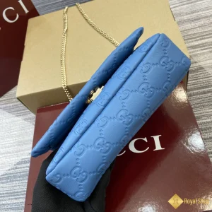 Túi nữ Gucci GG Milano mini xannh da trời ‎806017 chính hãng