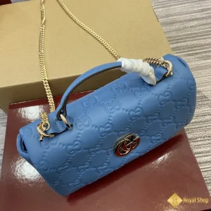 Túi nữ Gucci GG Milano mini xannh da trời ‎806017 đẹp