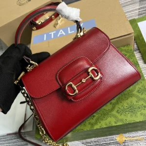 Túi nữ Gucci Horsebit 1955 mini màu đỏ 703848