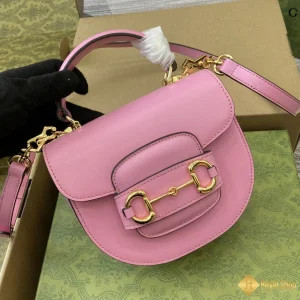 Túi nữ Gucci Horsebit 1955 mini màu hồng 781387