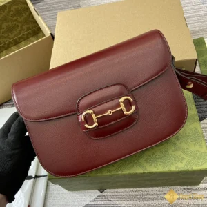 Túi nữ Gucci Horsebit 1955 small màu đỏ 602204 2024