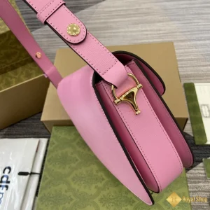 Túi nữ Gucci Horsebit 1955 small màu hồng 602204 mới