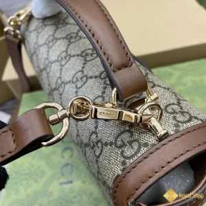 Túi nữ Gucci Horsebit 1955 small viền nâu 815206 hot