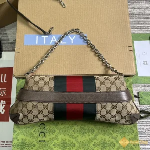 Túi nữ Gucci Horsebit Chain medium shoulder 764255 FACM2 8747 được làm thủ công