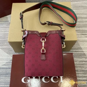 Túi nữ Gucci Mini bucket shoulder màu đỏ 782919