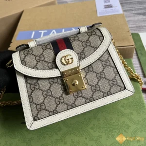 Túi nữ Gucci Ophidia mini shoulder viền trắng 696180