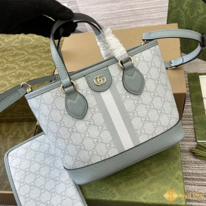 Túi nữ Gucci Ophidia mini tote màu xanh 811716