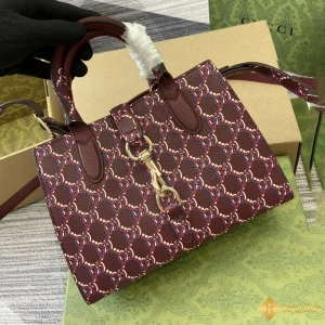 Túi nữ Gucci Small tote with GG Shadow màu đỏ 795349 Hà Nội