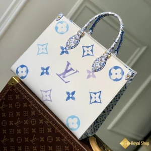 Túi nữ LV OnTheGo MM Monogram xanh M22975