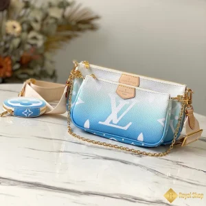 Túi nữ LV Pochette màu xanh M57633