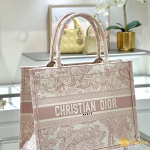 Túi nữ Medium Dior Book Tote màu hồng M1296 HCM