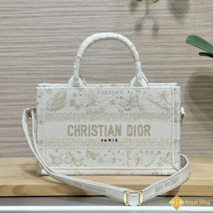 Túi nữ Mini Dior Book Tote hoạ tiết bướm S5573