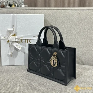 Túi nữ Mini Dior Book Tote màu đen S5573 siêu cấp