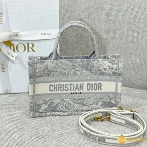 Túi nữ Mini Dior Book Tote màu xám S5573