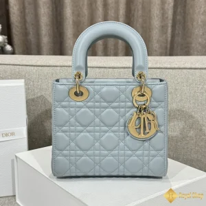 Túi nữ Small Lady Dior My ABCDior xanh ngọc M0538