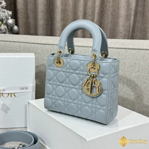 Túi nữ Small Lady Dior My ABCDior xanh ngọc M0538 chính hãng