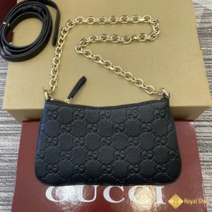 Túi xách Gucci nữ GG Emblem mini ‎815278 AAEEM 1000