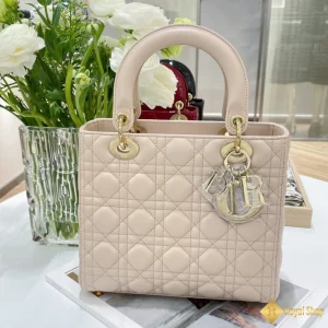 Túi xách nữ Dior Lady màu kem 111219