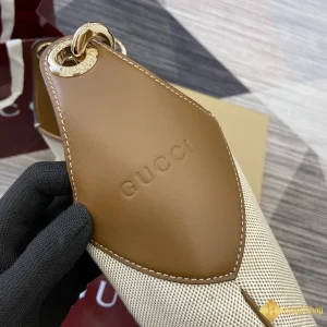 Túi xách nữ Gucci B medium shoulder viền nâu 815924 cao cấp