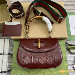 Túi xách nữ Gucci Bamboo 1947 màu đỏ 675797 mới