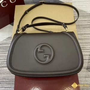 Túi xách nữ Gucci Blondie nâu đậm 815714-815700