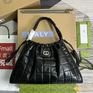 Túi xách nữ Gucci Deco medium tote màu đen 746210