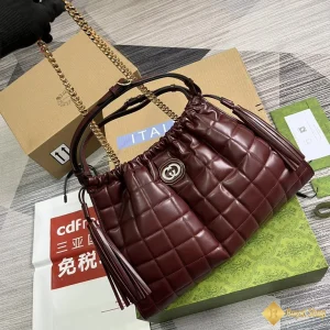 Túi xách nữ Gucci Deco medium tote màu đỏ 746210 Hà Nội