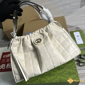 Túi xách nữ Gucci Deco medium tote màu kem 746210