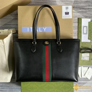 Túi xách nữ Gucci Ophidia medium tote màu đen 631685