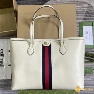 Túi xách nữ Gucci Ophidia medium tote màu trắng 631685