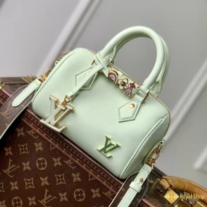 Túi xách nữ LV Speedy18 màu xanh lá M24605