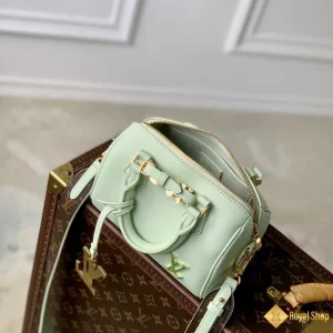 Túi xách nữ LV Speedy18 màu xanh lá M24605 like auth