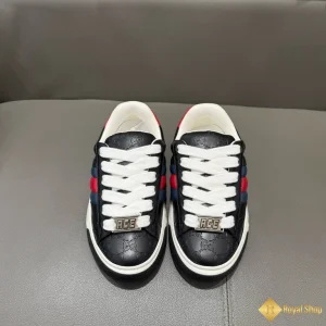 cận cảnh Giày Sneaker Gucci nam đỏ đen CKG430028