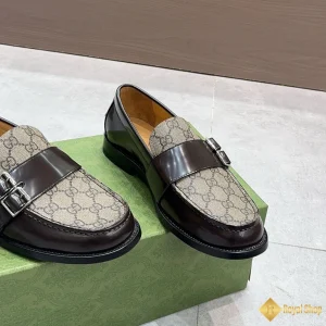 cận cảnh Giày loafer Gucci nam vàng cát CKGC240018