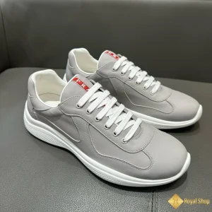 cận cảnh Giày sneaker Prada nam Prax 01 xám CKP41464