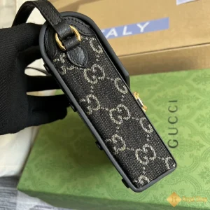 cận cảnh Túi Gucci Horsebit 1955 mini màu đen 625615