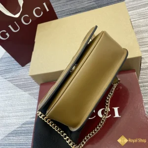 cận cảnh Túi Gucci nữ Blondie màu nâu 815715